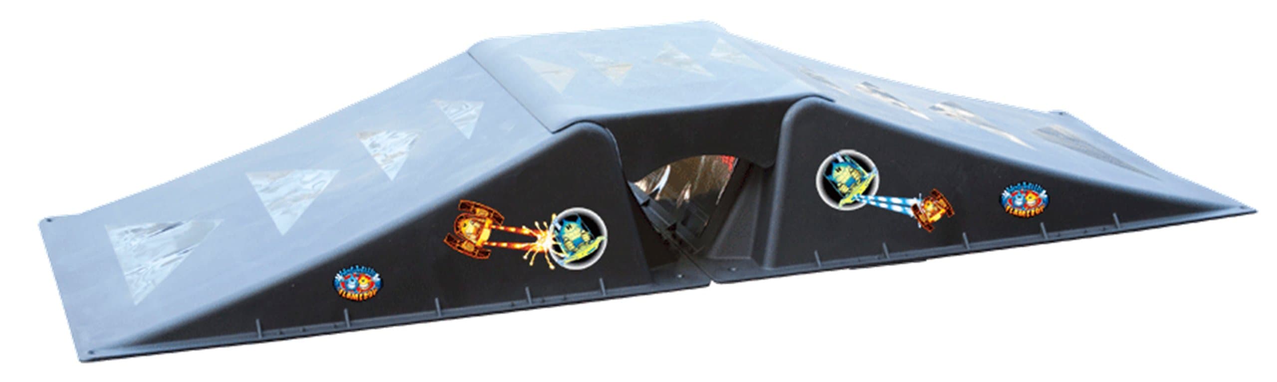 Flameboy Wet Willy Double Mini Skateboard Ramp with Table Top