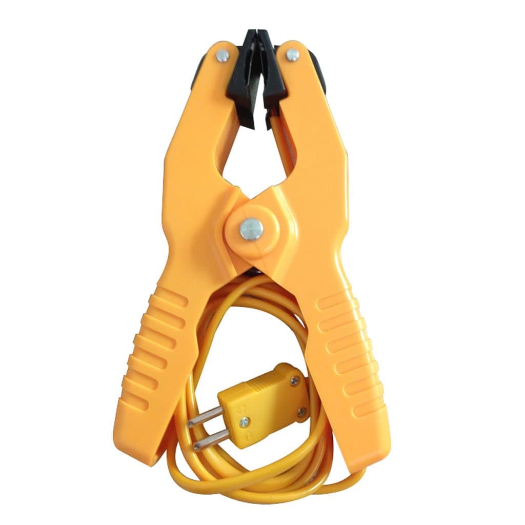 Type K Pipe Clamp Temperature Lead Probe HVAC Pipes Jaw Clip Plumbing Clamp
