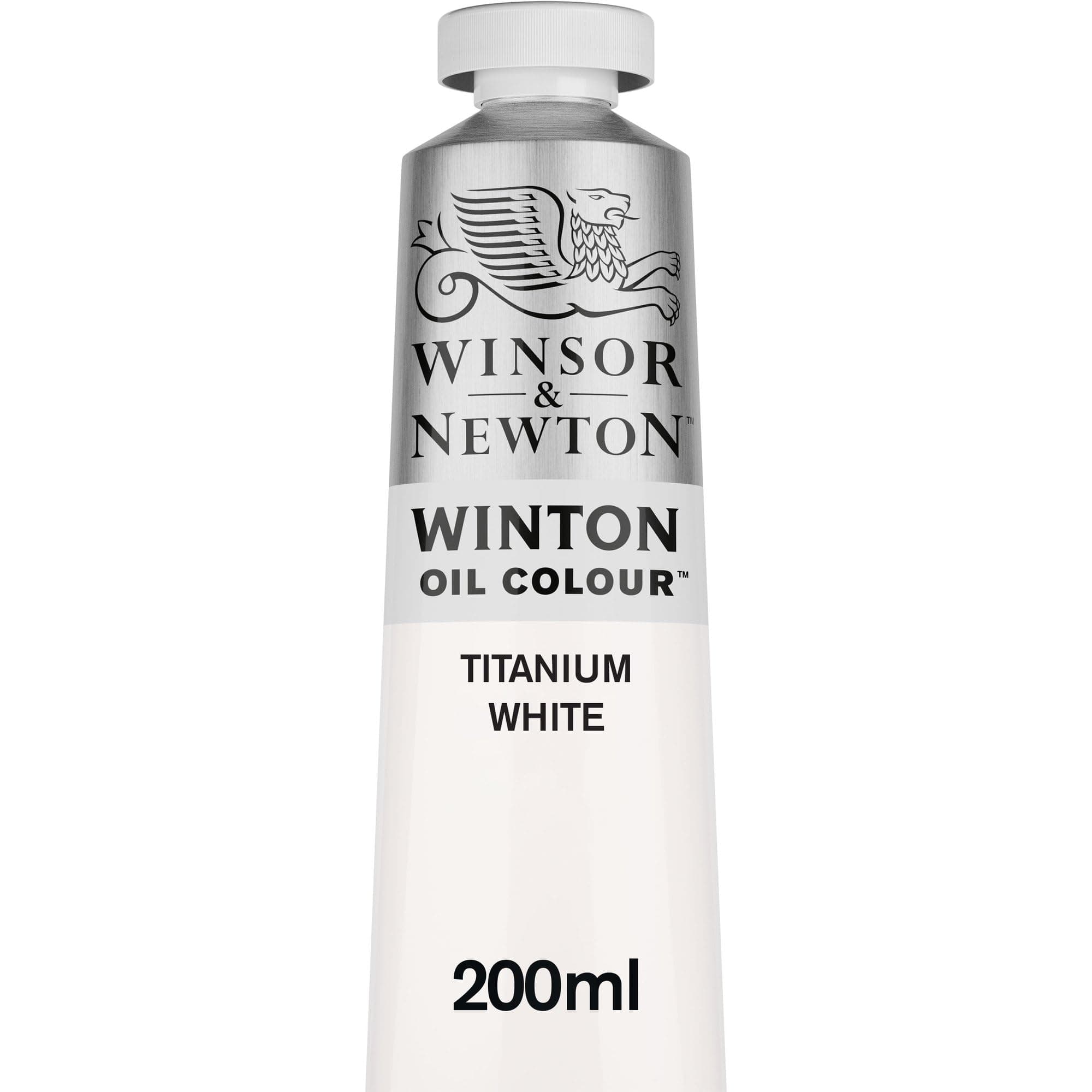 Winsor & Newton Winton 200-Milliliter Oil Paint, Titanium White