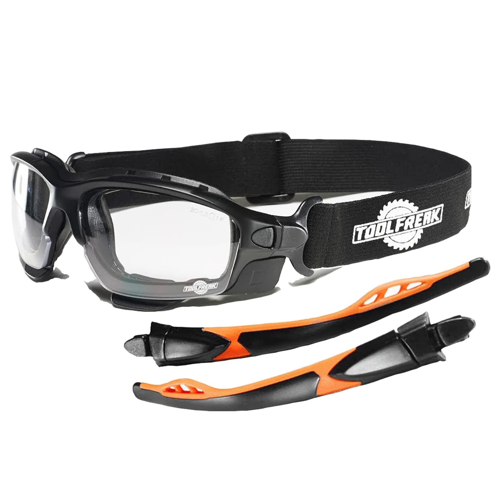 ToolFreak Spoggles - Safety Glasses & Protective Goggles Combination