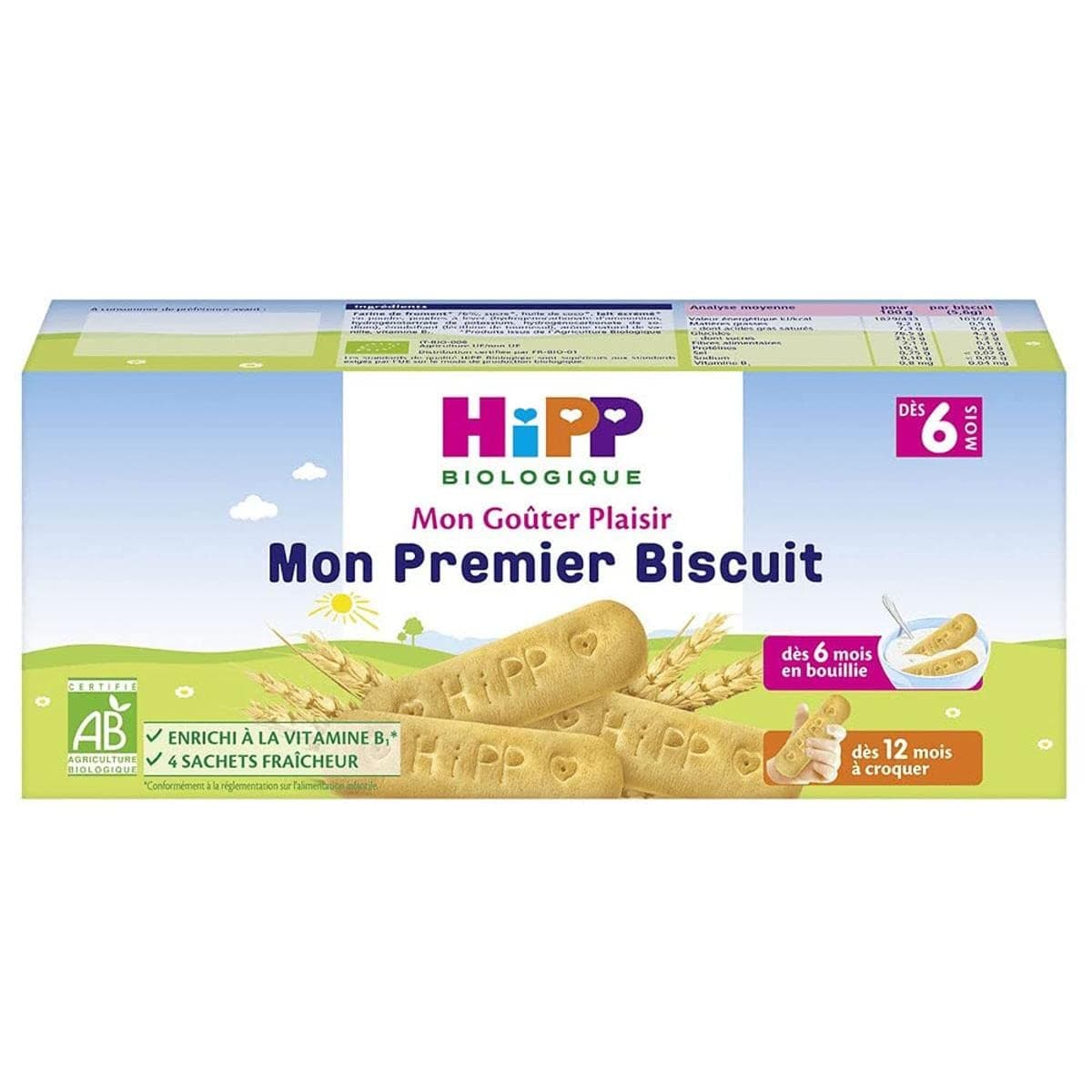 My Pleasure Snack My First Biscuit from 6 Months Organic 180g