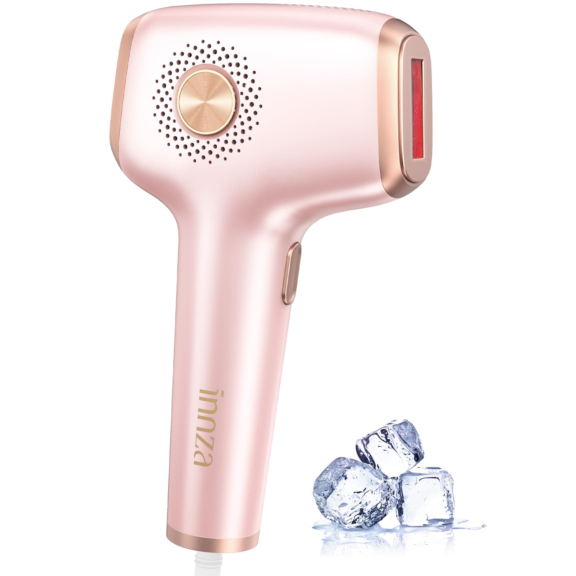 INNZA IPL Hair Remval Device with Ice Cooling Function,999999 Flashes 9 Level Painless Long Lasting Hair Remover System for Facial,Bikini,Body