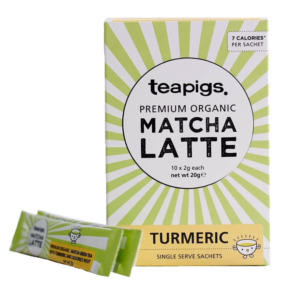 teapigs Matcha Turmeric Latte Sachets