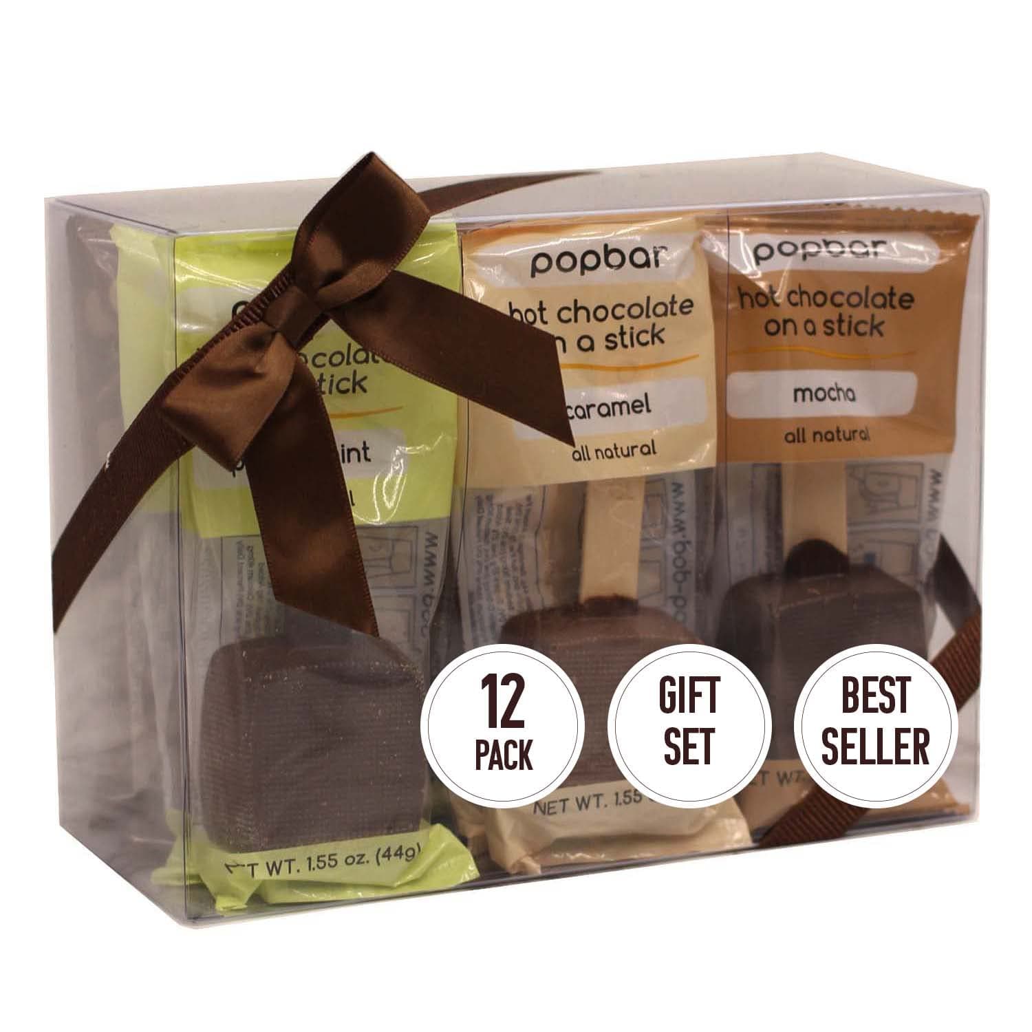 12 Pack Holiday Hot Chocolate Stick Gift Box