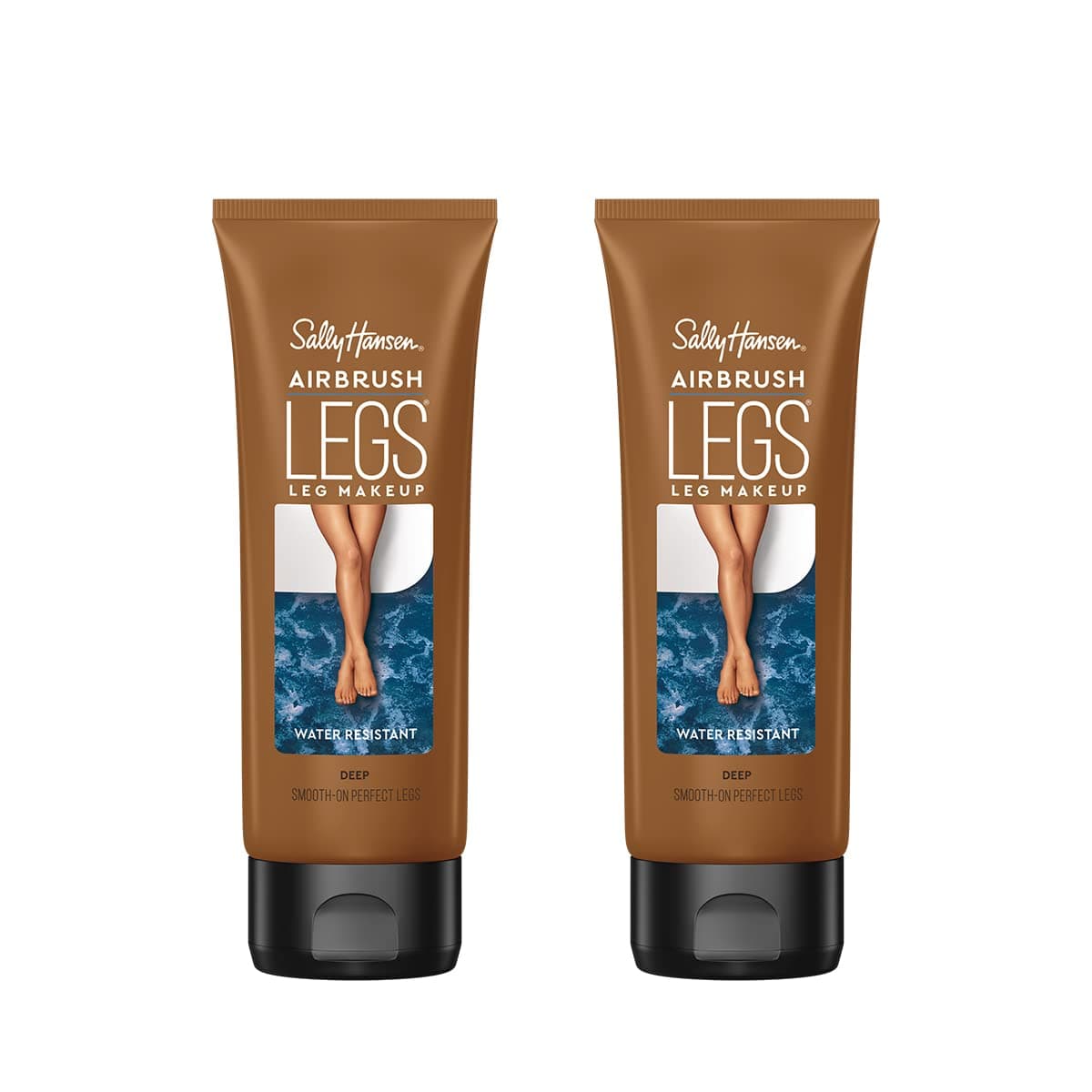 Airbrush Legs, Leg Makeup Lotion, Deep 4 Oz, Pack of 2