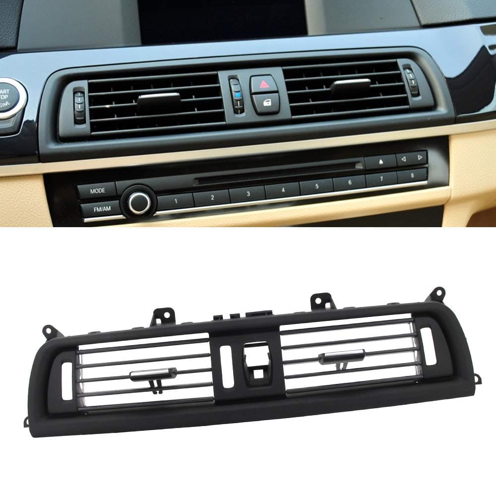 Front Air Grille AC Vent Replacement for BMW 5 Series Interior Central Air Vent Dashboard Console Center AC Ventilation 520 523 525 528 530 535 550 F10 F18 2010-2016