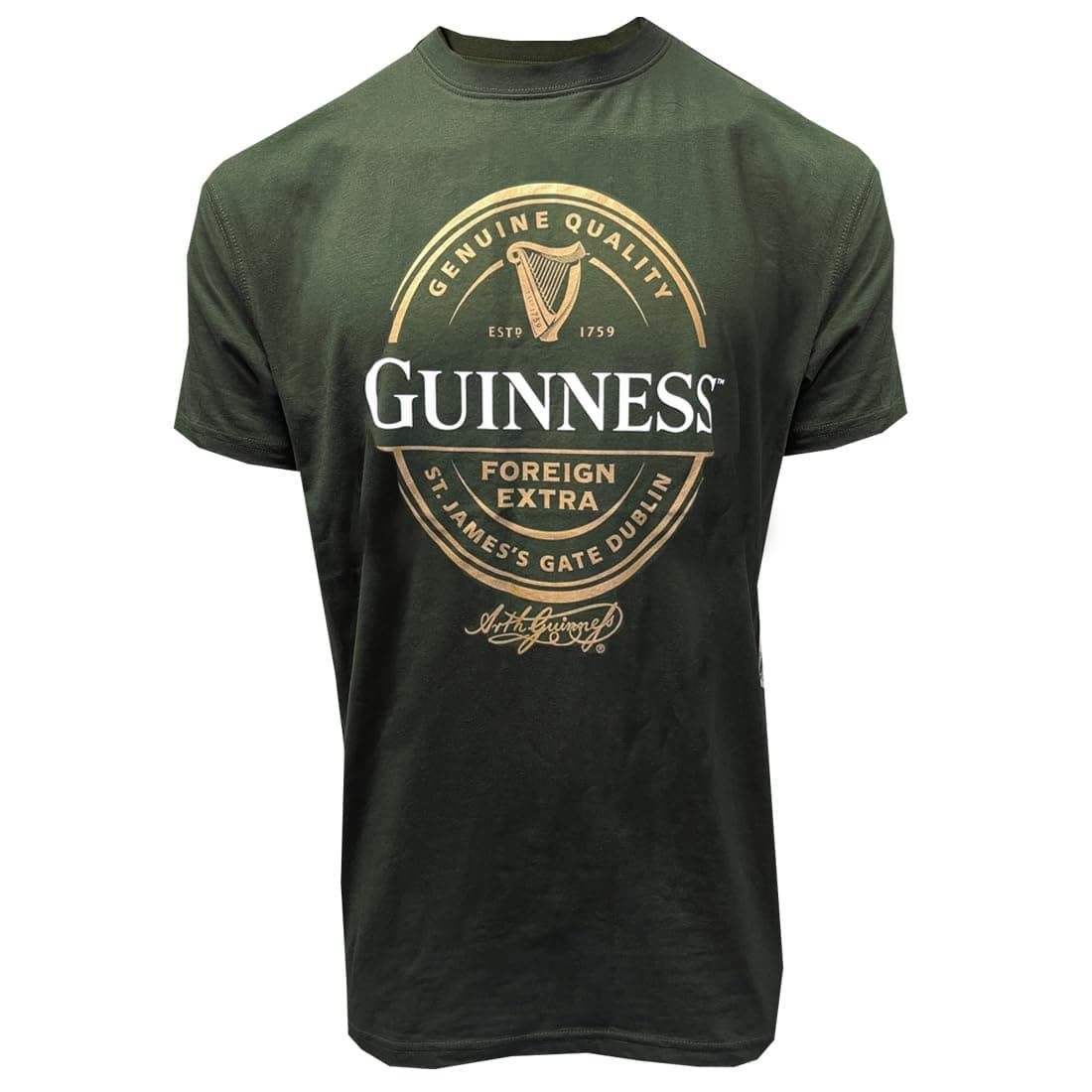 Foreign Extra Stout T-Shirt – Classic Green Beer Tee
