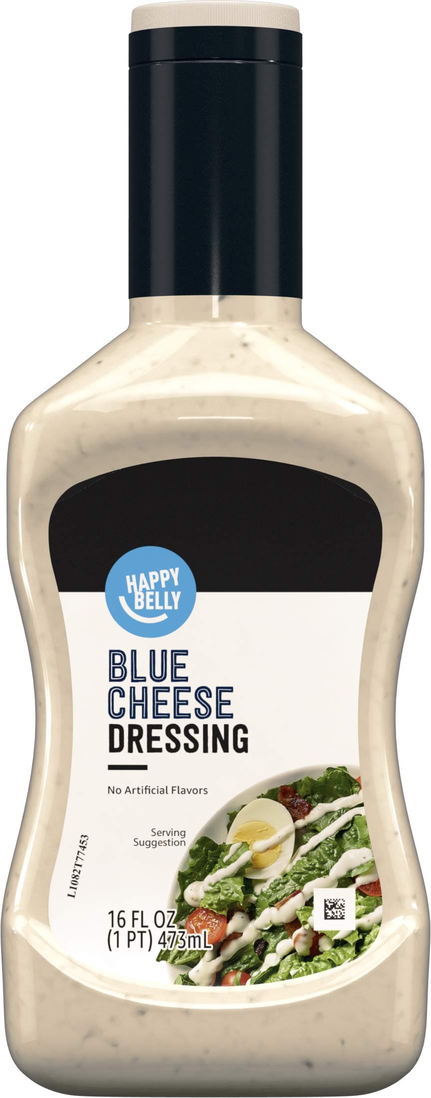 Amazon Brand - Happy Belly Blue Cheese Dressing, 16 fl oz (Pack of 1)