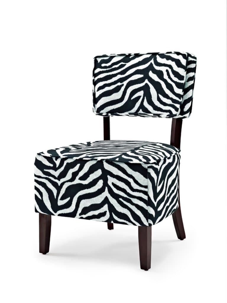 Westport Home Zara Accent Chair, Zebra