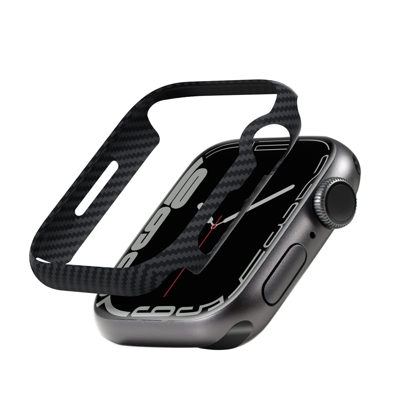 PITAKA Air Case for Apple Watch Series 9/8/7, 45mm Exquisite Refined Minimalist Slim Apple Watch Case Protective iWatch Case - Aramid Fiber