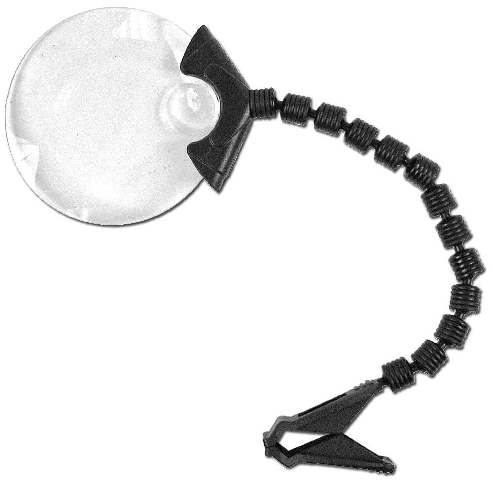 Stalwart 75-8040 Hawk Hands Free Flex Neck Magnifier with Clip