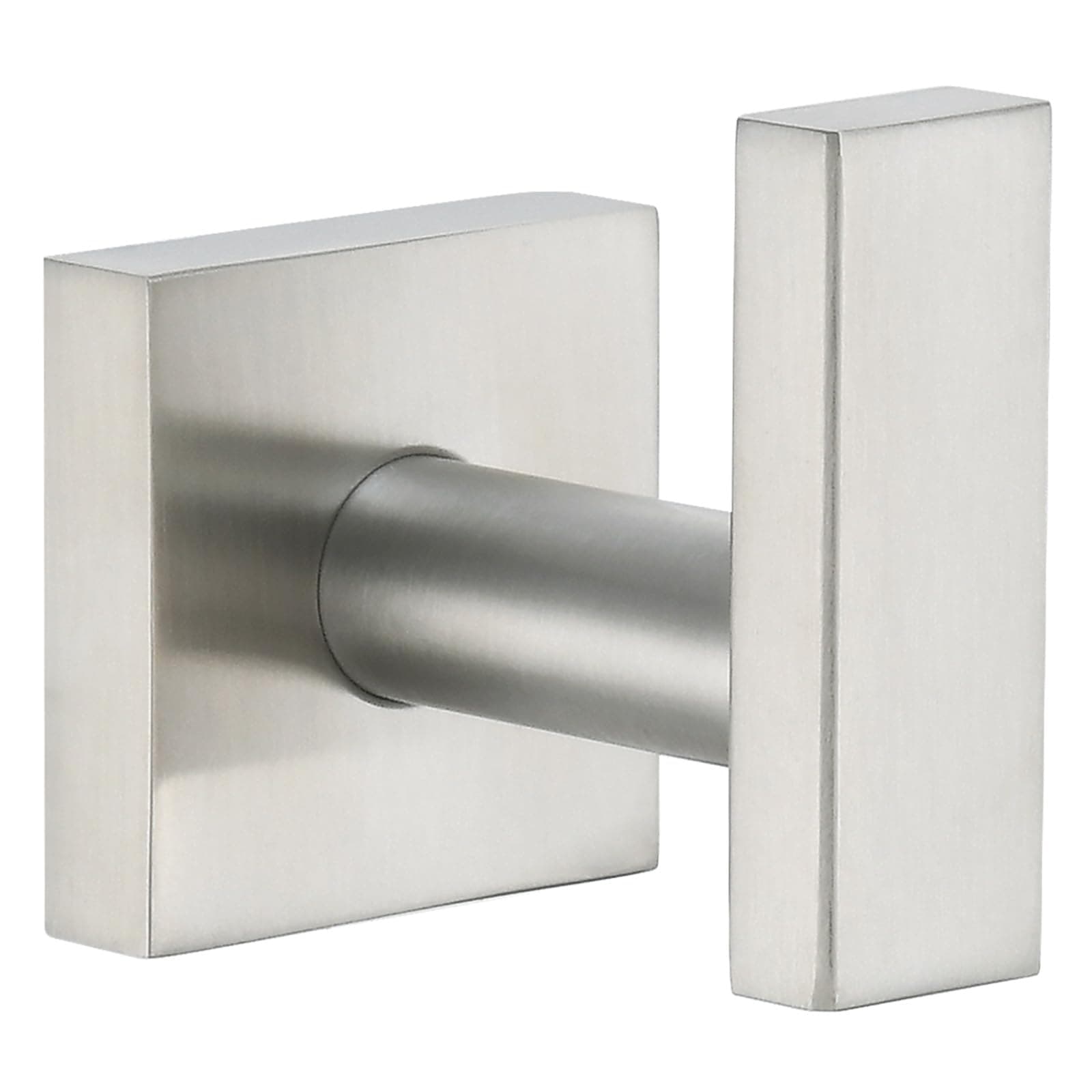 Angle Simple Bathroom Towel Hook, SUS304 Stainless Steel Single Shower Towel Hanger for Wall, Kitchen Cabinet Closet Coat Robe Holder Wall Mounted, Brushed Nickel