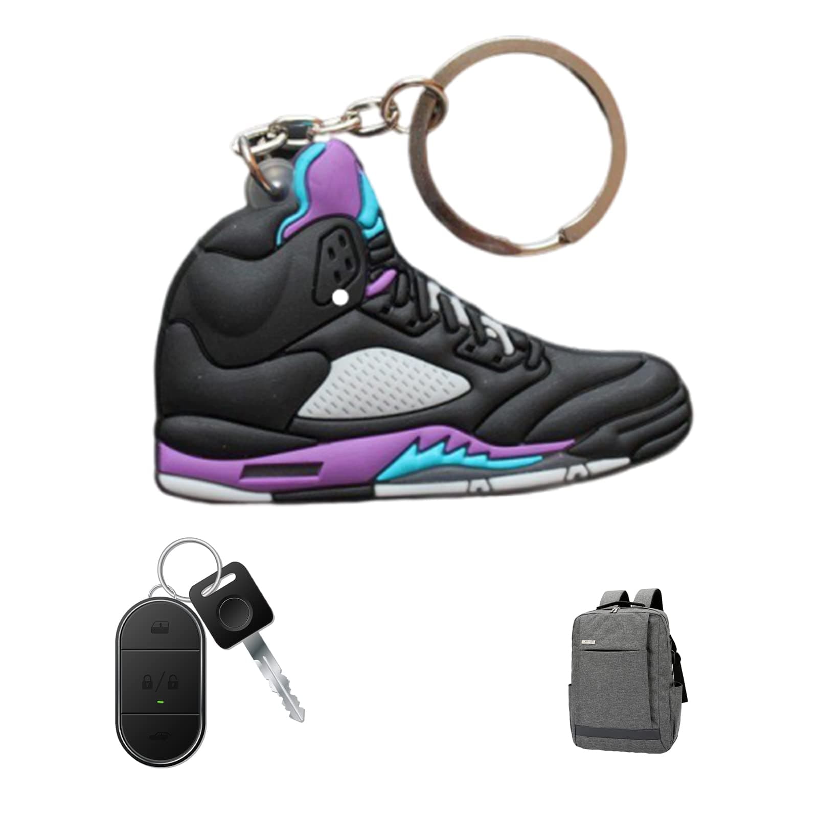 Keychain Sneaker Basketball Inspired Keyring Creative Keychain Gift for Men Women Basketball Enthusiasts