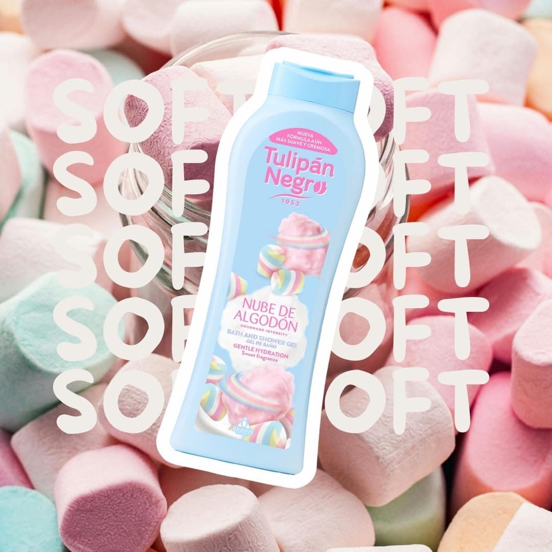 BLUE TULIPAN BATH GEL 650 ML COTTON CLOUD