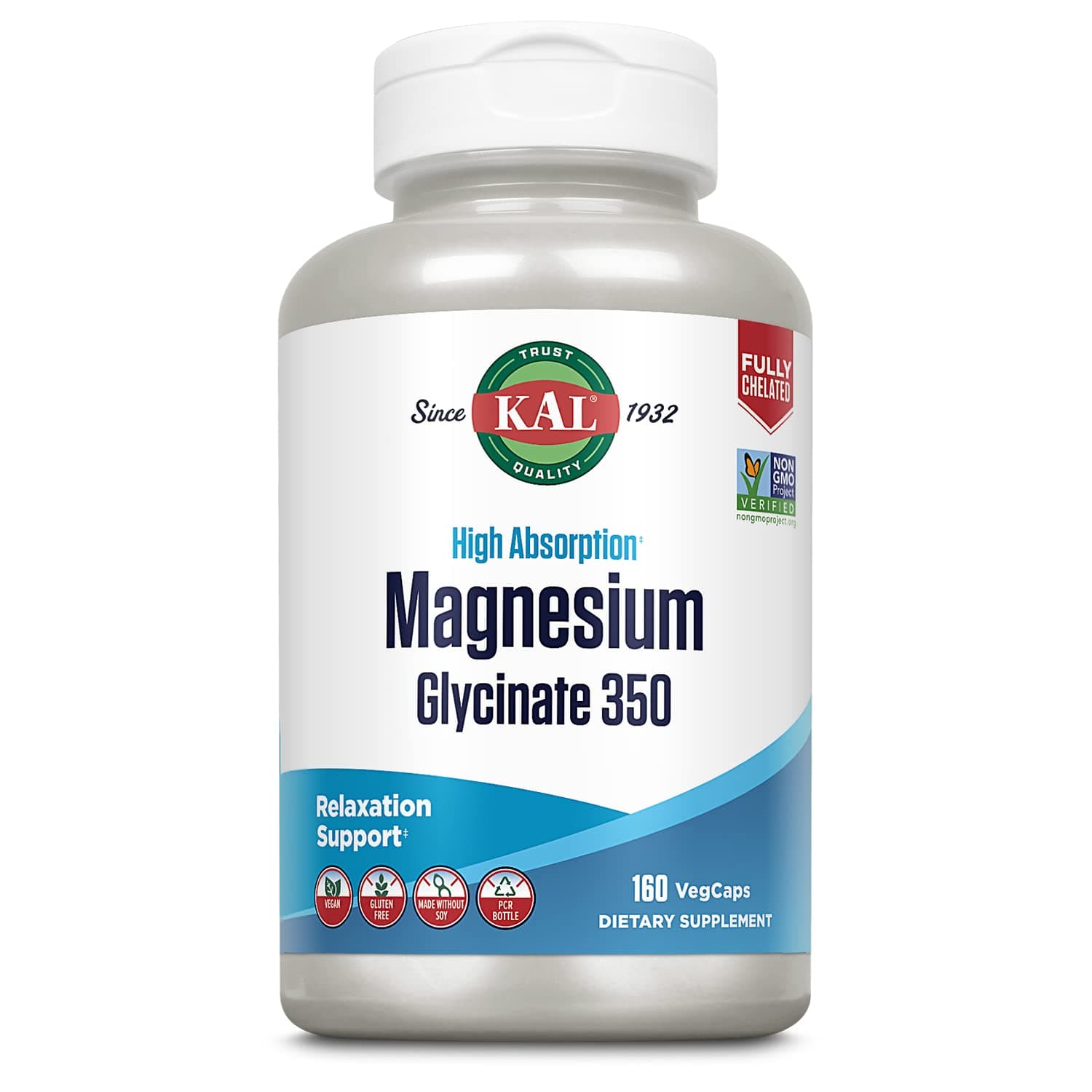 KAL Magnesium Glycinate 350 mg, 160 CT