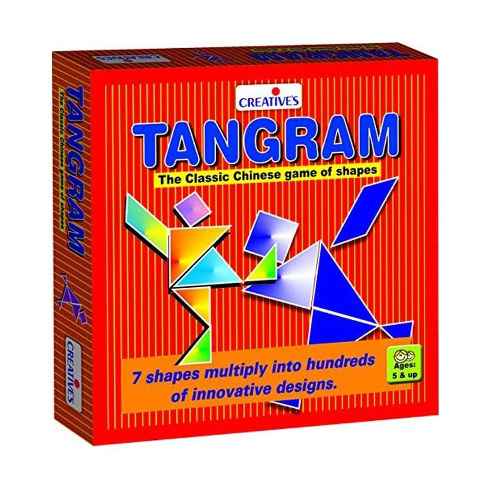 Creative's Creative Educational Aids Pvt. Ltd. Tangram- A Classic Chinese Board Game Of Shapes|Suitable For Children 5 Yrs & Above