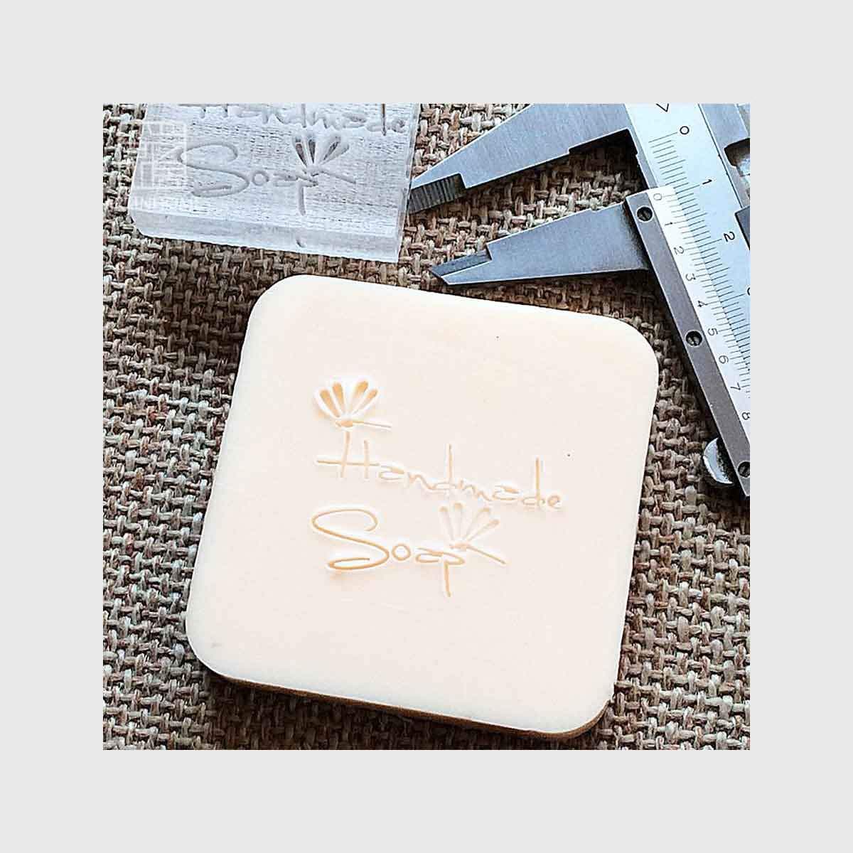 JoyGlobal Acrylic" Handmade Soap" Soap Stamp Seal