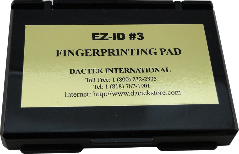 Fingerprint Pad for roll fingerprinting - Pack of 3