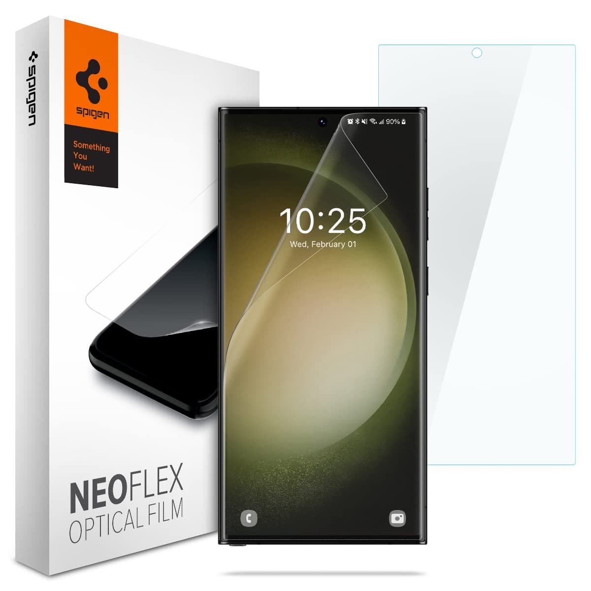 Spigen TPU Neoflex Full Screen Protector Guard For Galaxy S23 Ultra - 2 Pack