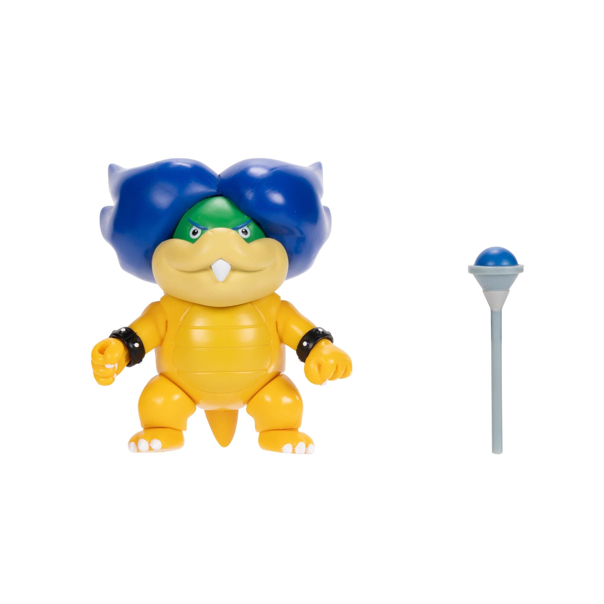 Nintendo Super Mario 4-Inch Ludwig Von Koopa Poseable Figure with Wand Accessory. Ages 3+ (Officially licensed)