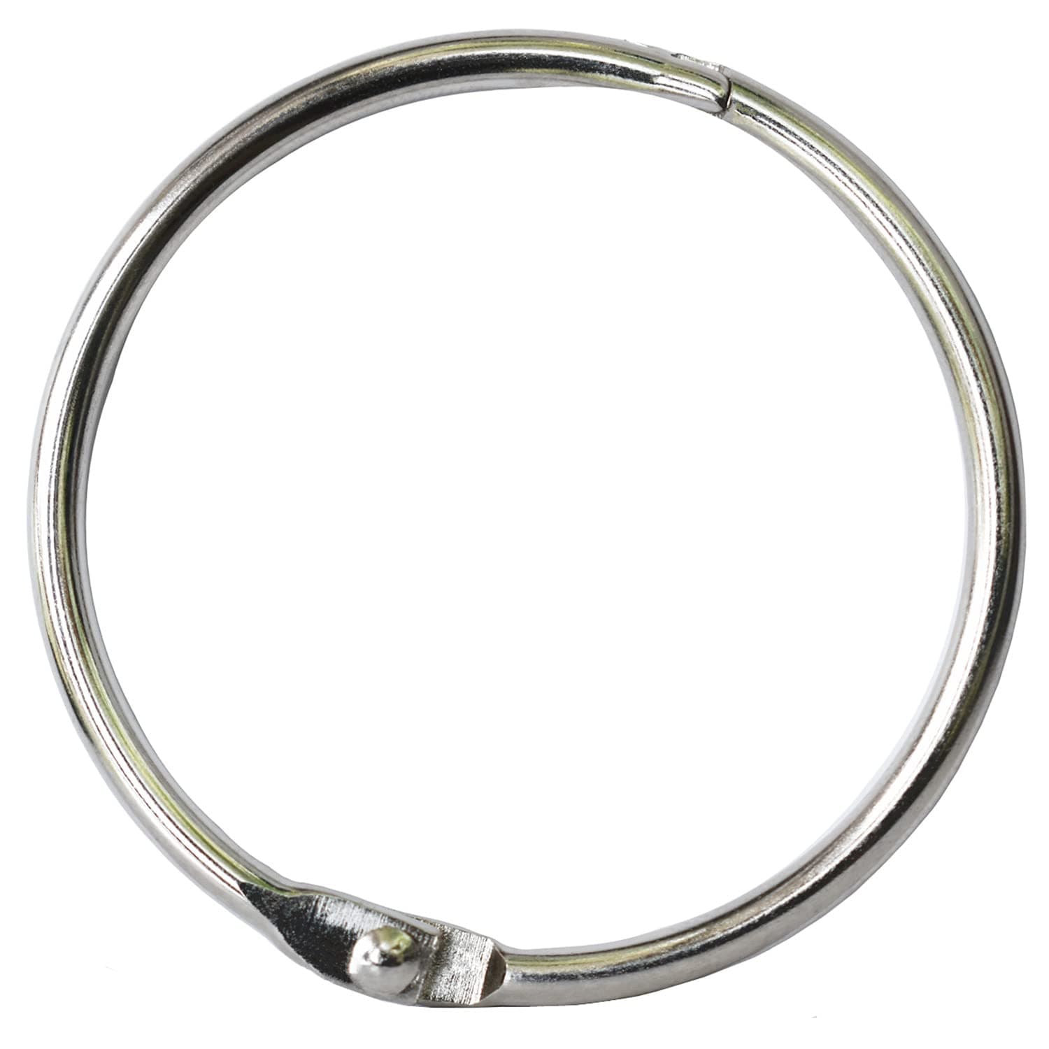 Book Binder Rings 2 Inch Office Loose Leaf Ring(20 Pack) Nickel Plated Silver