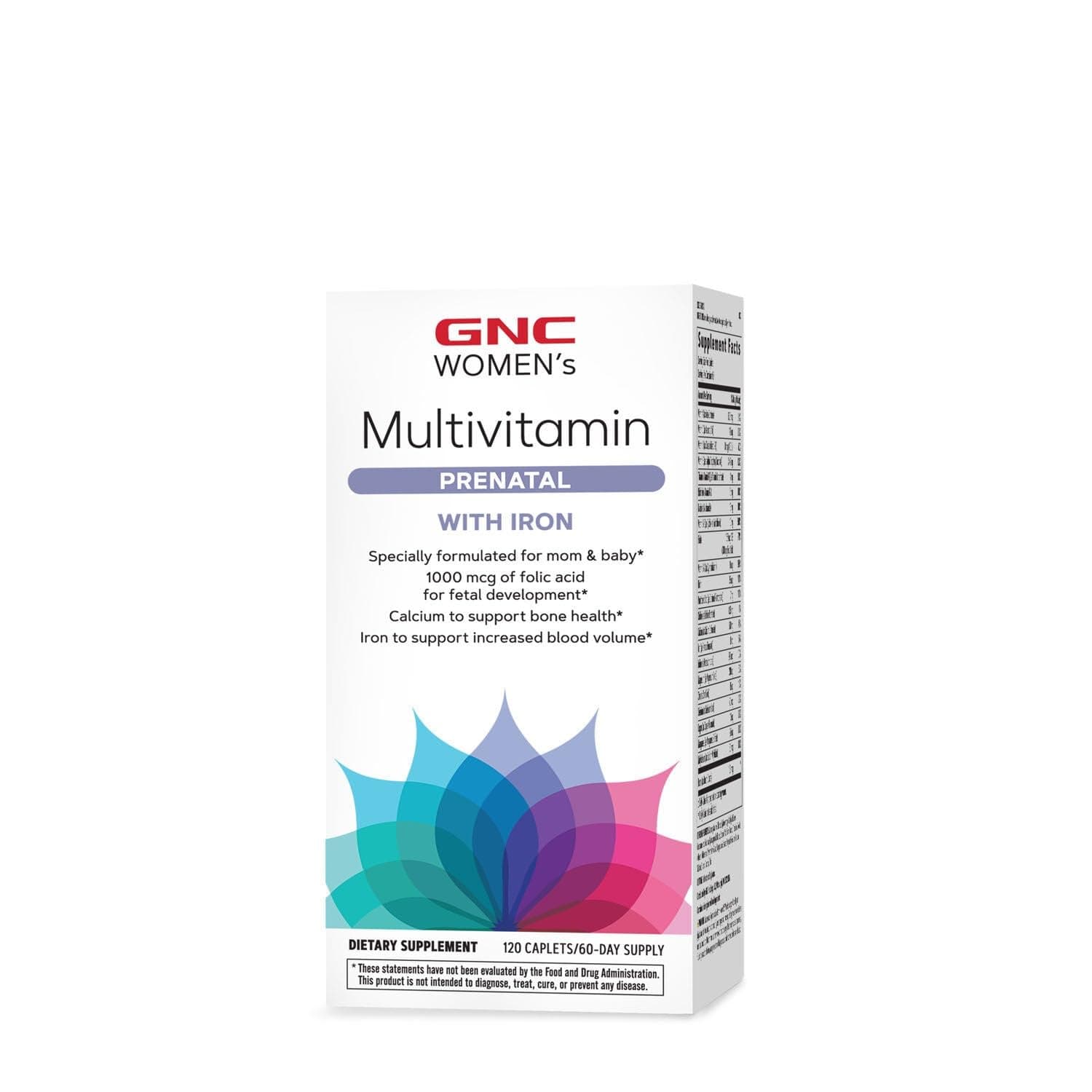 GNC Women's Prenatal Formula with Iron - 120 Caplets