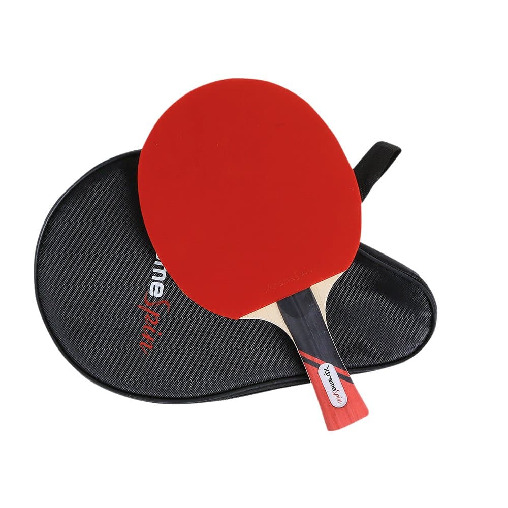 Xtremespin Ping Pong Paddle Premium Quality By Table Tennis Bat With Comfort Grip – Superior Rubber & Elastic Sponge – Includes Racket Bag Gift