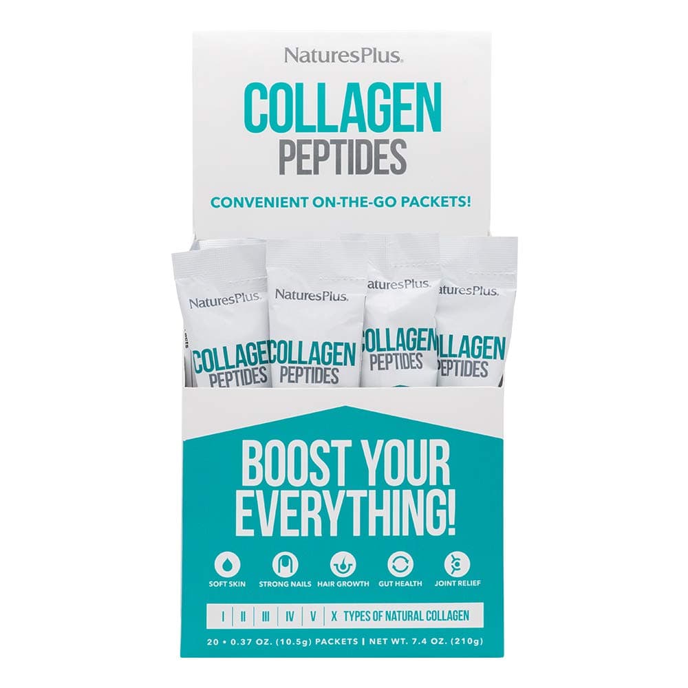 NaturesPlus, Collagen Peptides, 20 Stick Packets, 0.37 oz (10.5 g) Each