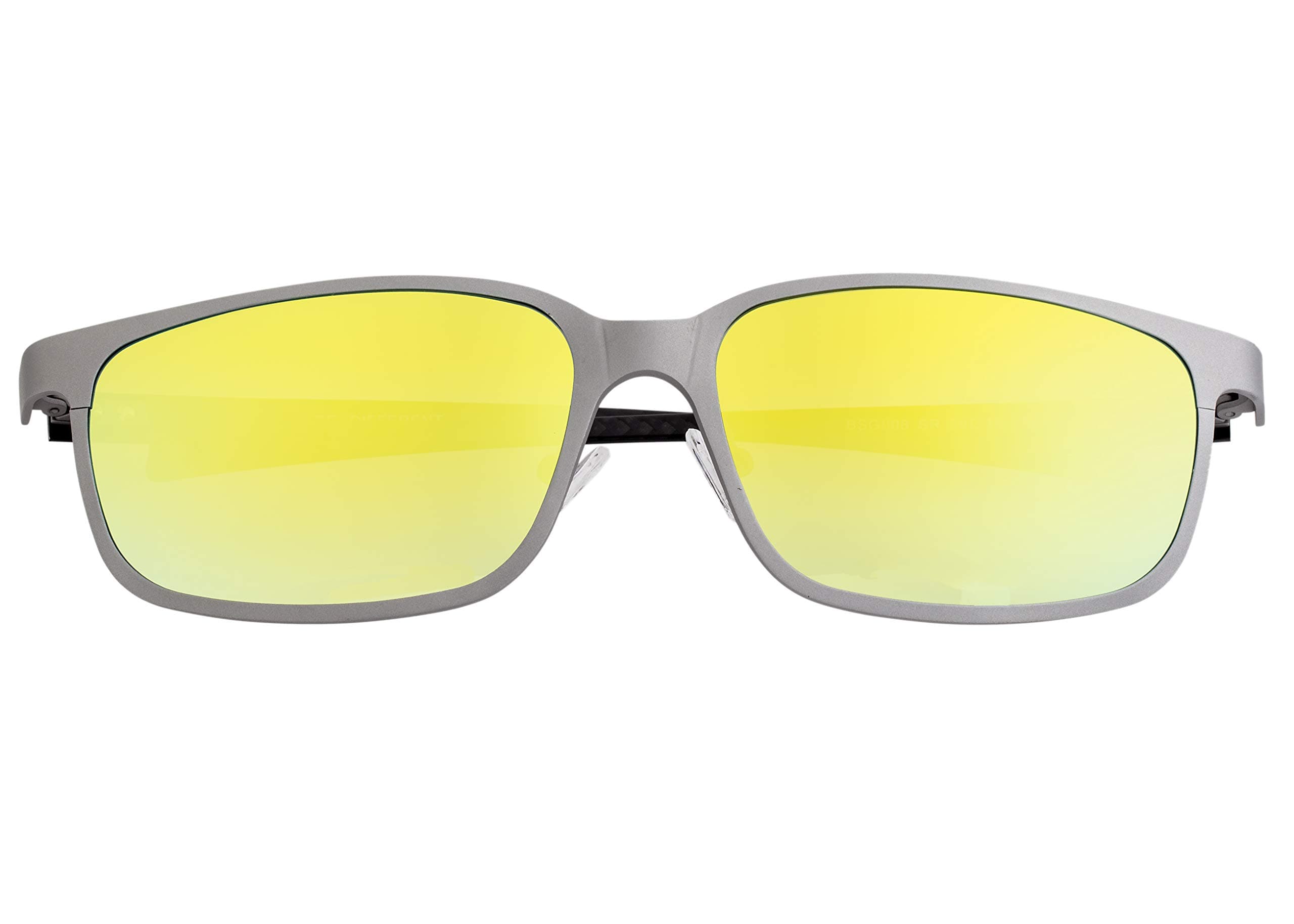 Neptune Titanium Rectangle Polarized Men's Sunglasses BSG008