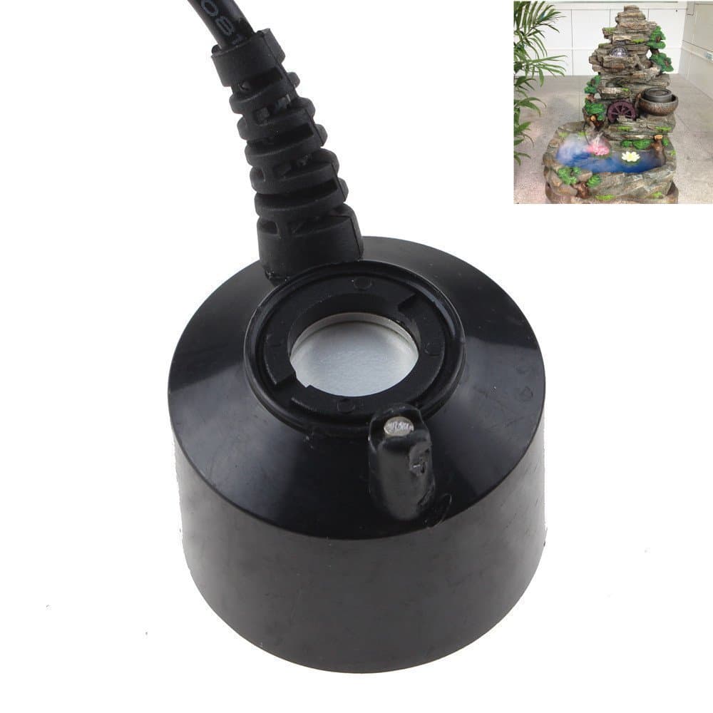 Cworlds Mist Maker Fog Maker atomizer atomic for Water Fountain Pond Rockery Fishtank Vase Birdbath Fountain Artware Hallows Decoration Humidifier Atomizer Burner