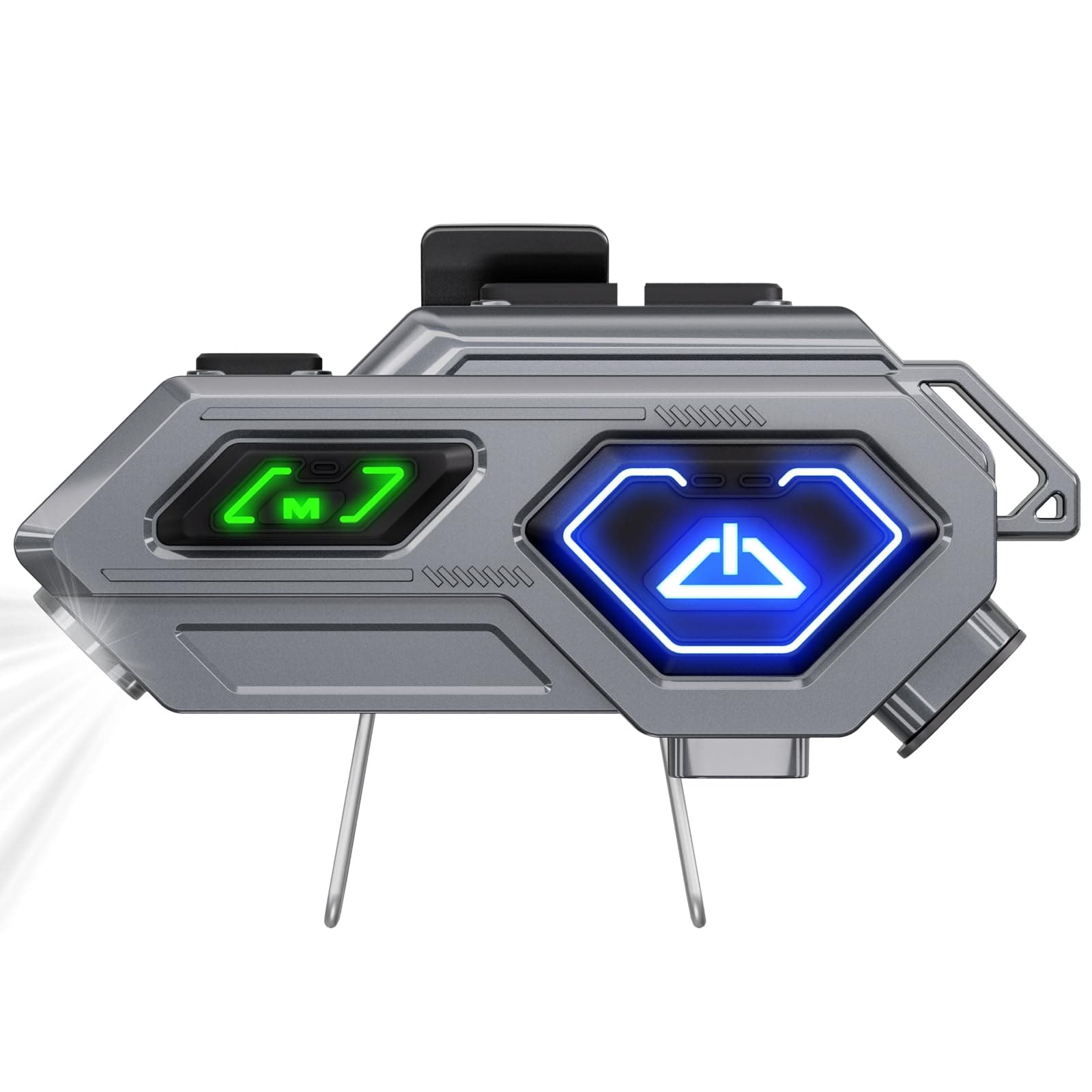 C8 Pro Motorcycle Bluetooth Headset,LED Emergency Lights,HiFi Stereo Calls,Wireless 50MM Earphone Helmet Bluetooth,IPX6 Waterproof,Compatible with All Helmets