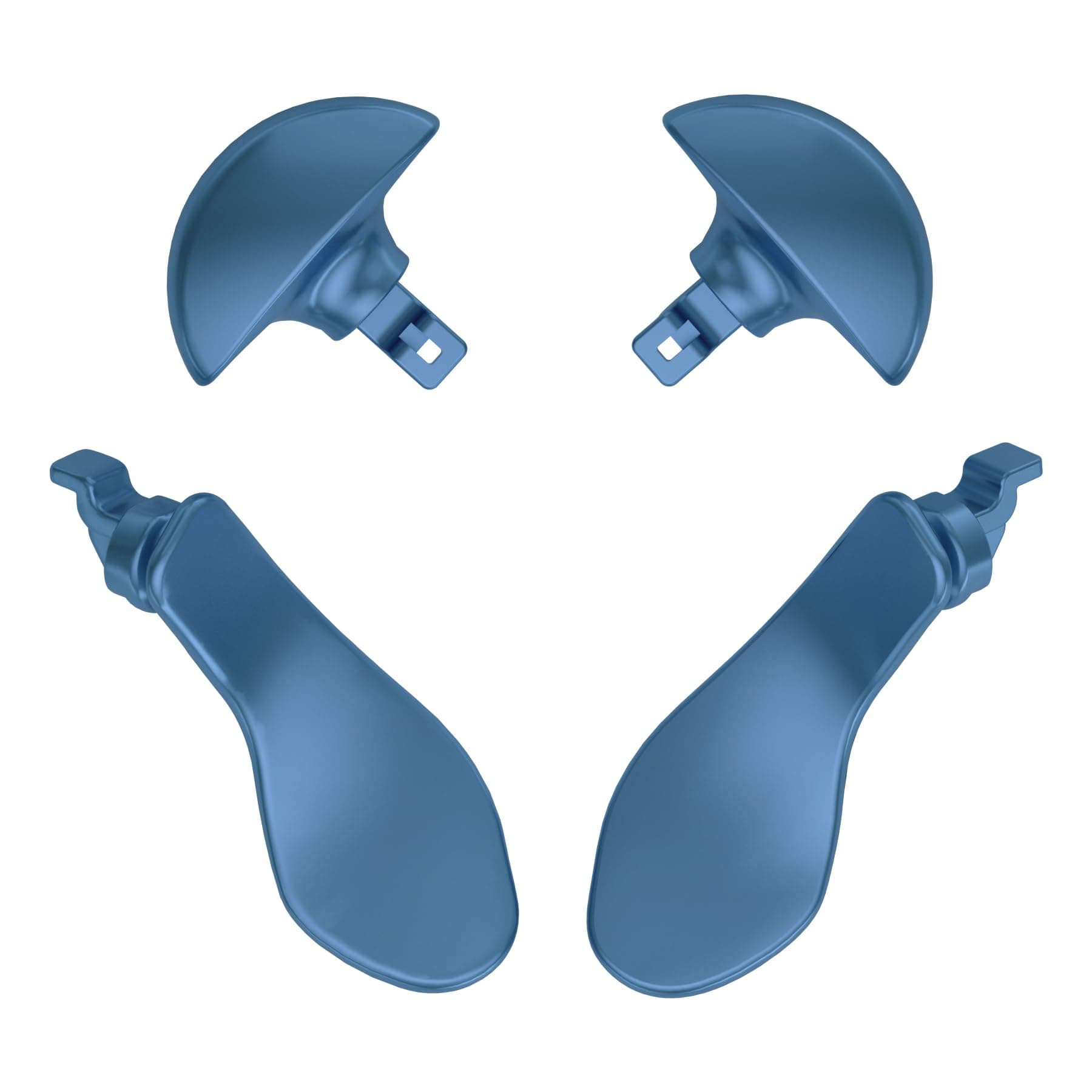 eXtremeRate Back Paddles for PS5 Edge Controller, Metallic Neptune Blue Replacement Interchangeable 4PCS Metal Back Buttons for PS5 Edge Controller - Controller NOT Included