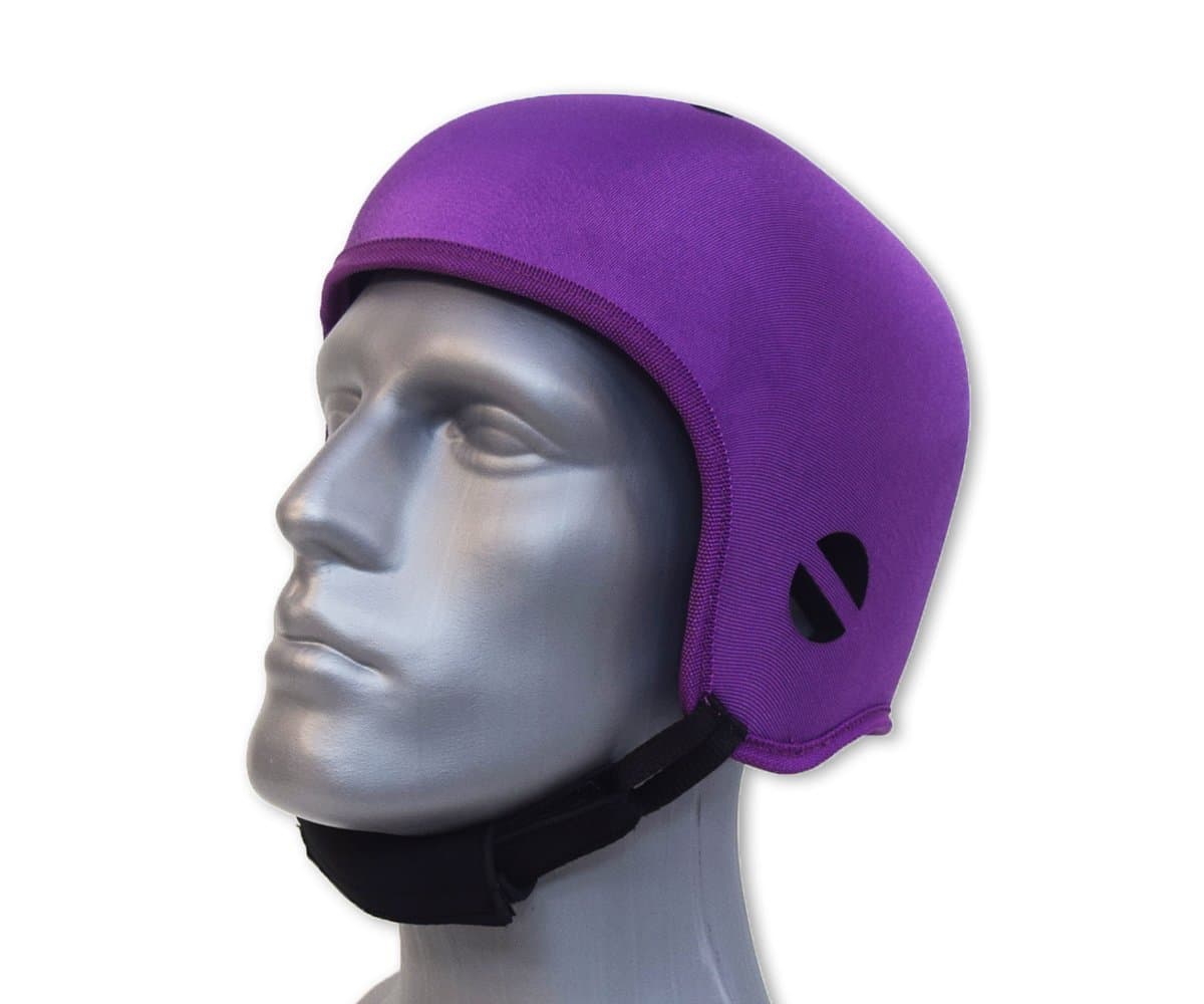 Opti-Cool Headgear Soft Protective Cooling Therapy Helmet (Purple, X-Small (18.25-19in))