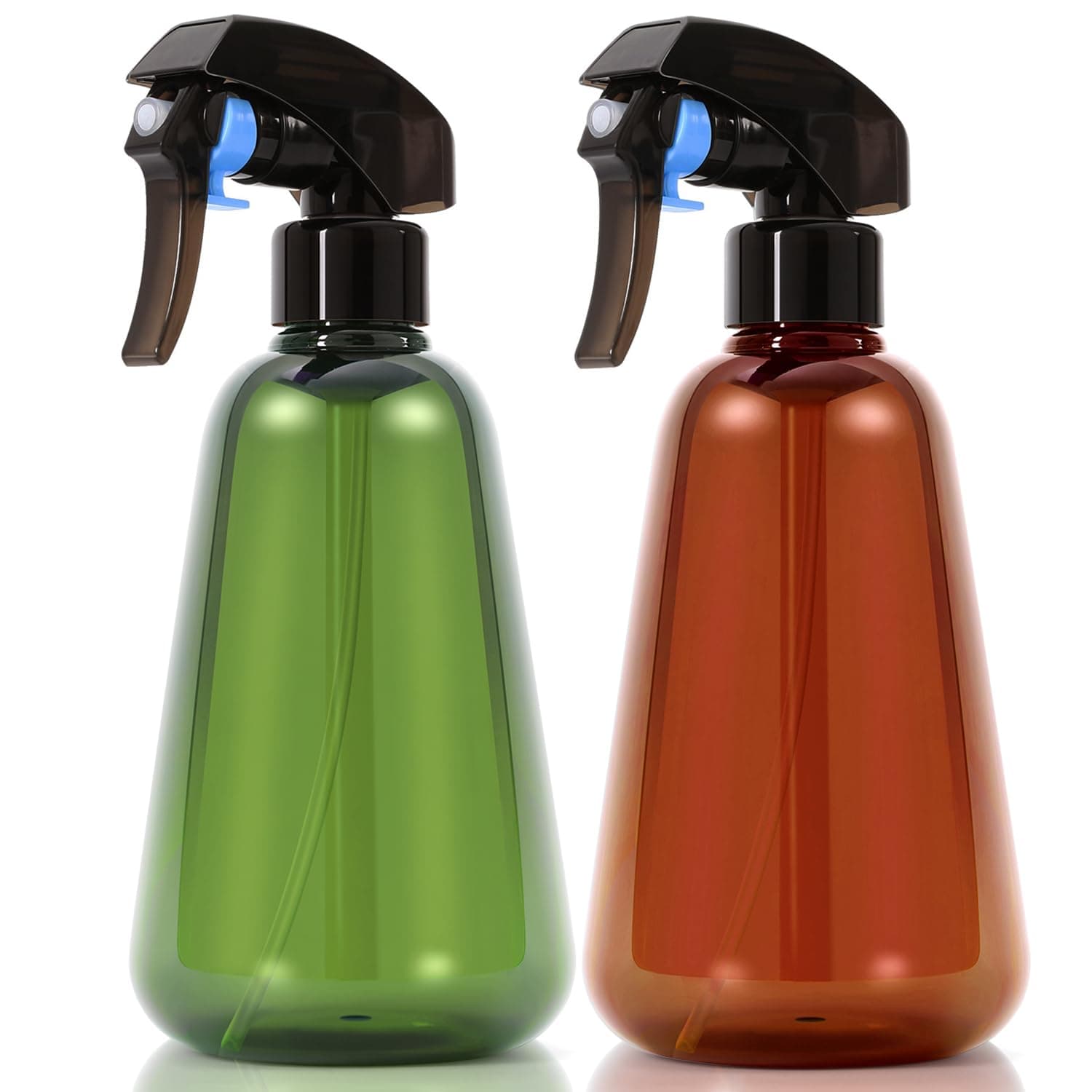 Spray Bottle for Plants 2 Pack, 16oz - Ultra Fine Mist, Plant Mister Empty Spray Bottles Indoor, Leak Proof Misting Water Sprayer Bottle for Gardening, Plant Care, Hair Care, Cleaning Solutions