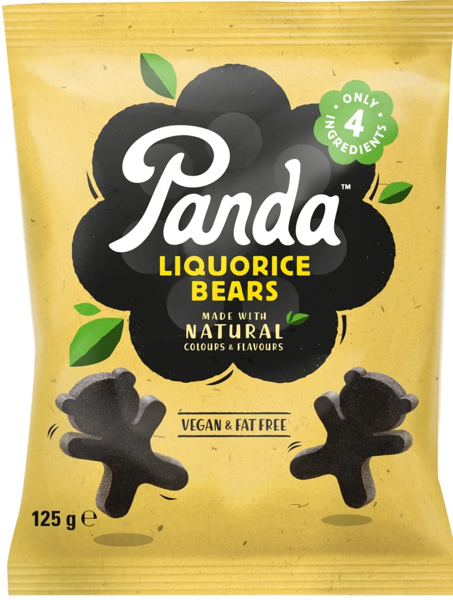 Panda Licorine Bears Bag, 125 gm
