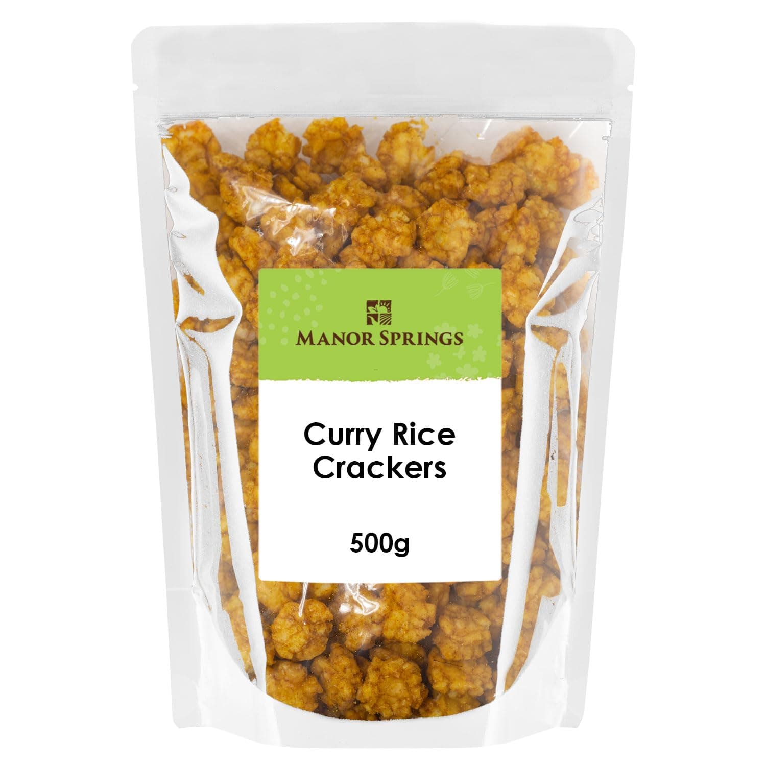 Curry Rice Crackers 500g by Manor Springs