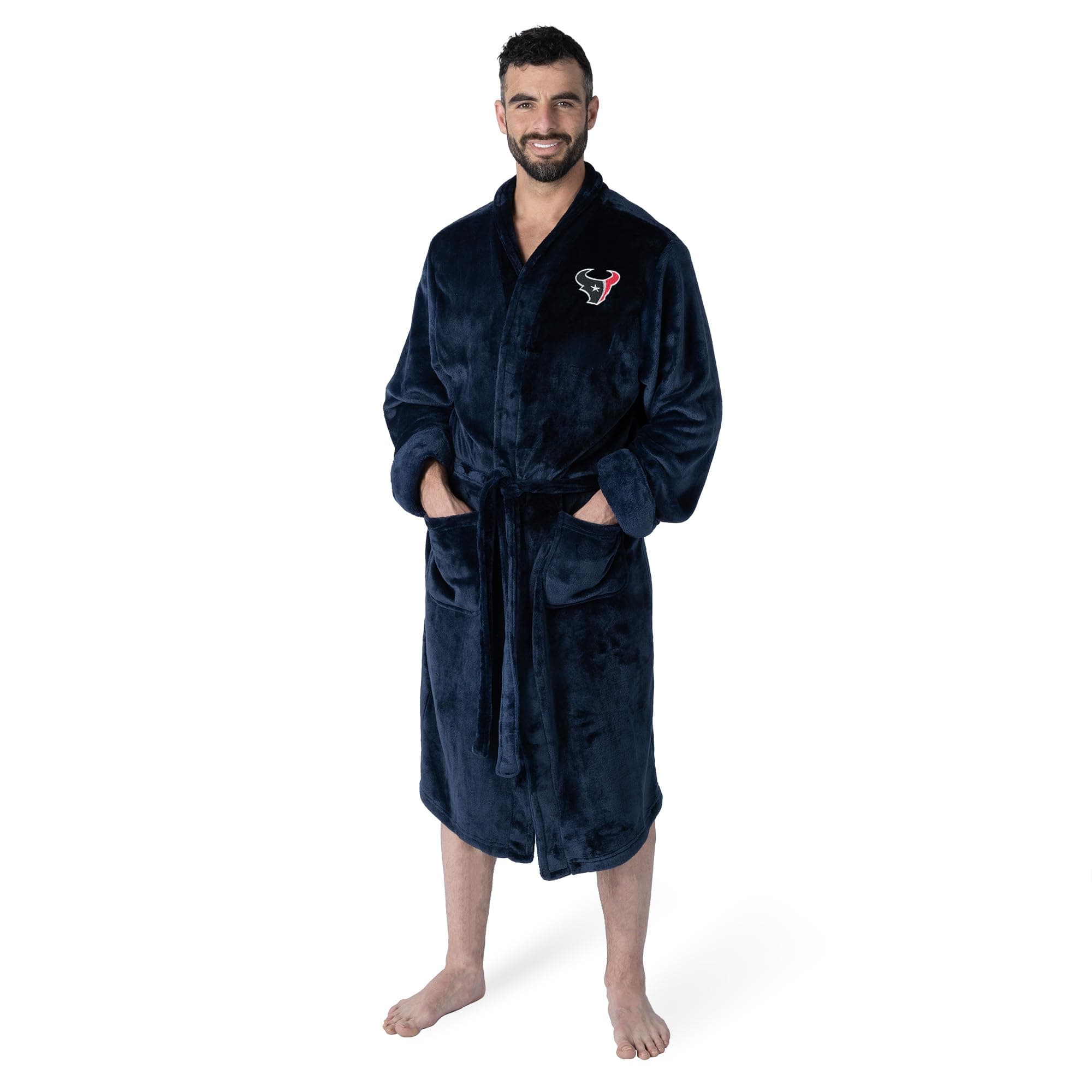 NorthwestNFL Men's Silk Touch Lounge Robe, Large/X-Large