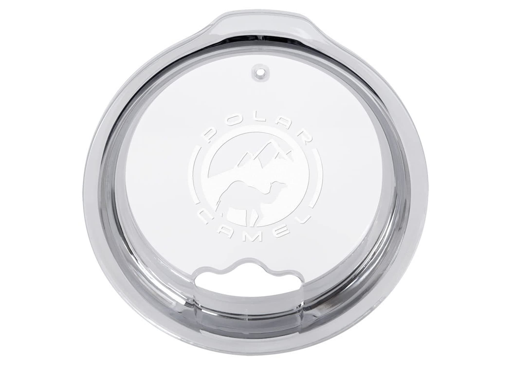 Rogue River Tactical Polar Camel Replacement Lid For 20 Ounce Stainless Steel Tumblers Clear
