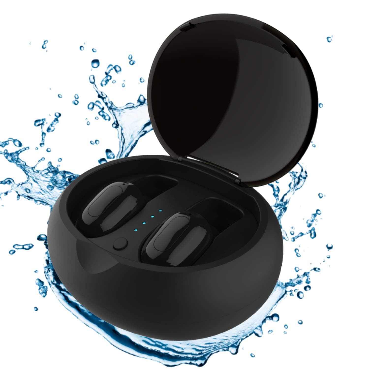 XaudiO Pebble True Wireless Bluetooth 4.2 Earphones with Mic Headphones with Extra Bass