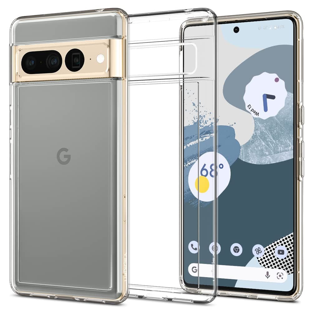Ultra Hybrid for Google Pixel 7 Pro Case, Transparent Pixel 7 Pro Back Cover (2022) - TPU+Poly Carbonate|Crystal Clear