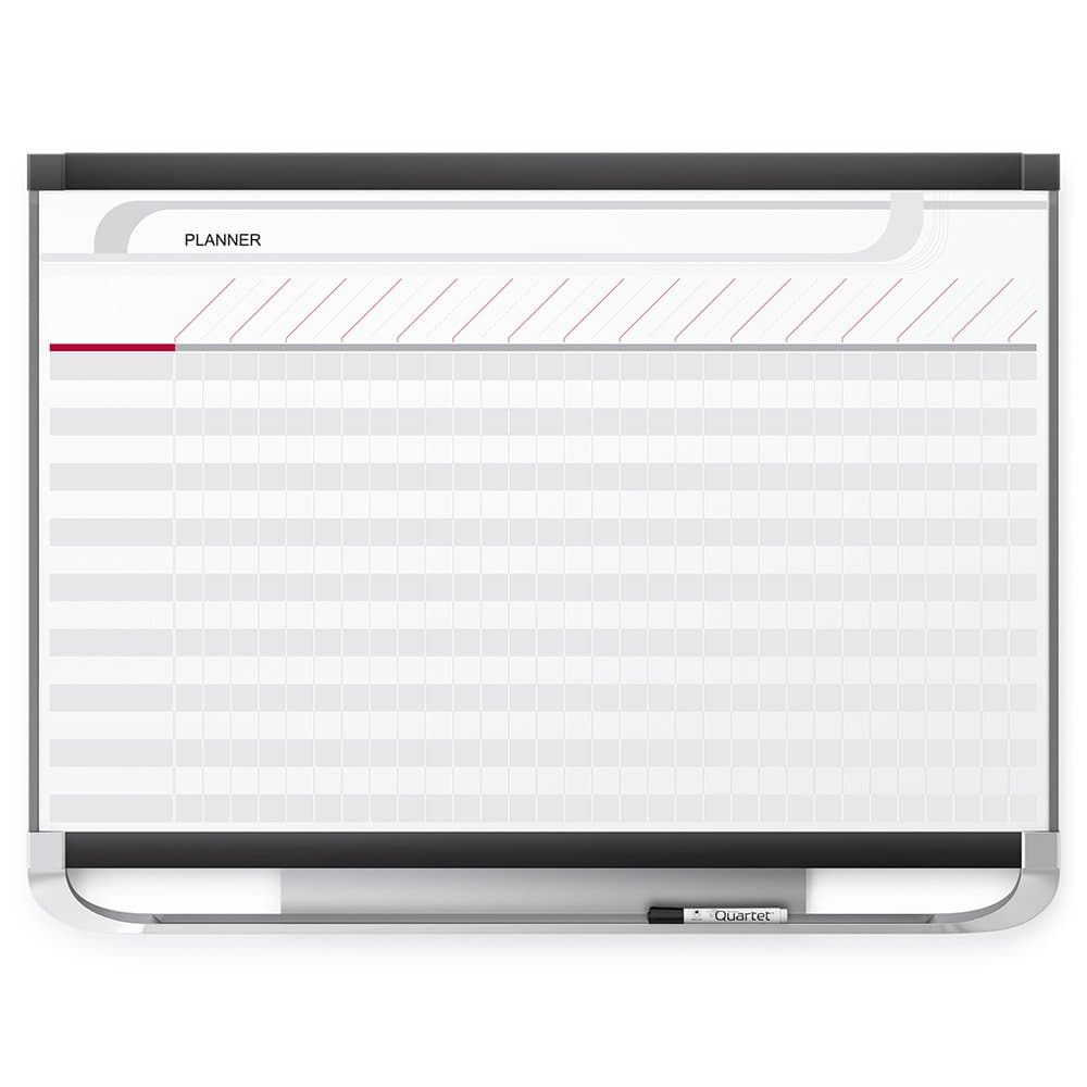 Quartet Prestige 2 Magnetic Total Erase Project Planner, 3 x 2 Feet Board with 16 Row/29 Column Chart (PP32P2)