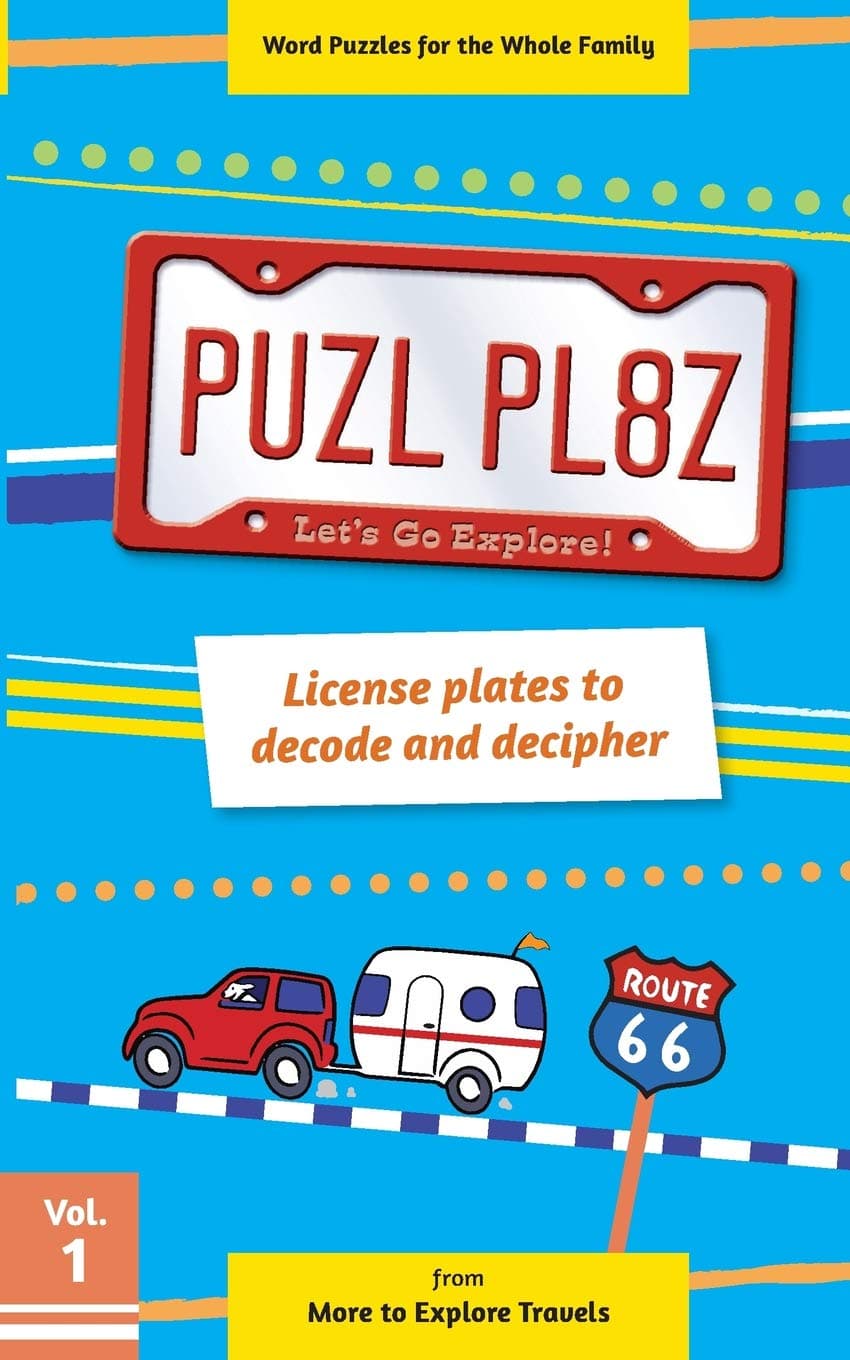 PUZL PL8Z License plates to decode and decipher: Volume 1 Paperback – 11 Nov. 2015