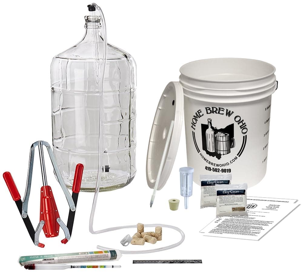 BT-IIWK-VISS Premium Wine Making Equipment Kit - with Auto-Syphon