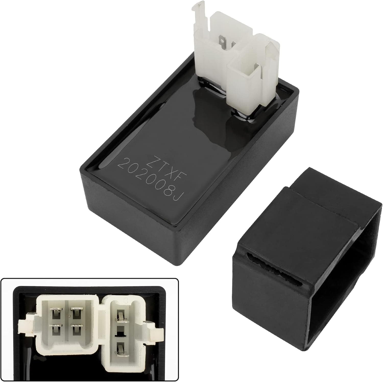 6 Pin AC CDI Box with Wiring Diagram for CG 125cc 150cc 200cc 250cc Vertical Engine Dirt Bike Go Kart ATV Quad Parts