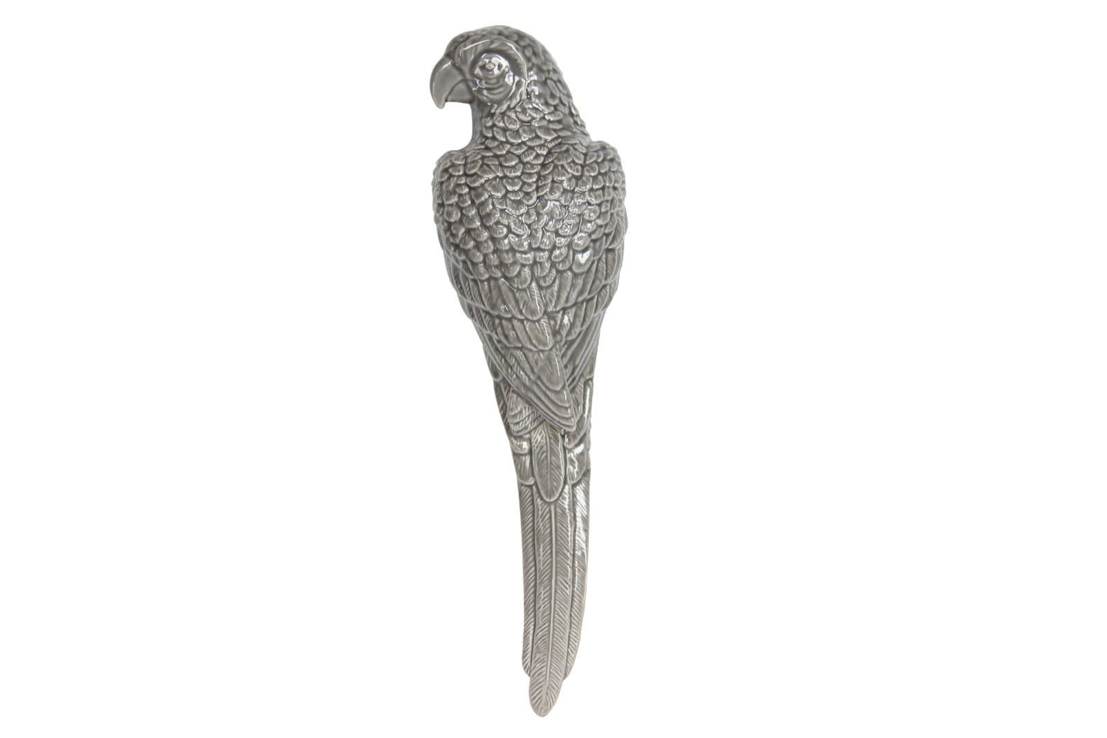 Ceramic Wall Hanging GREY PARROT by Gisela Graham