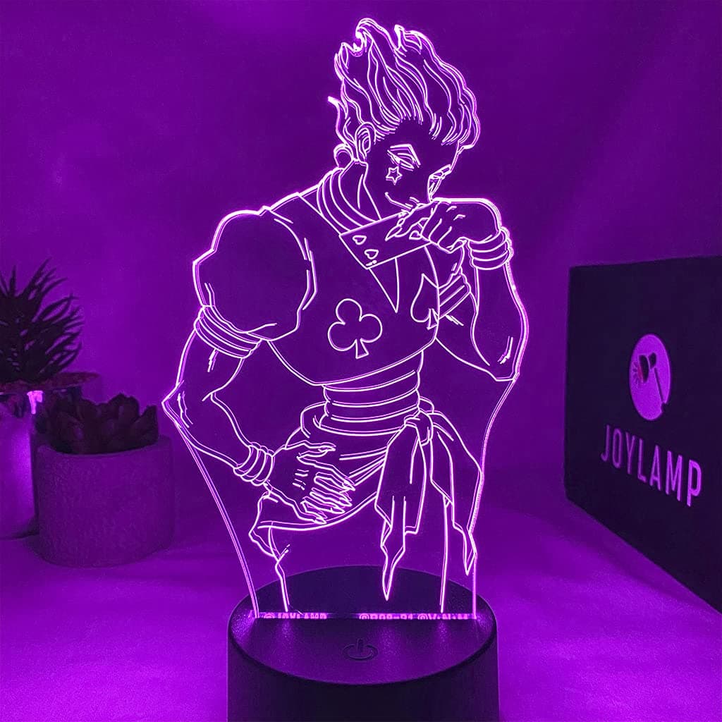 Hisoka Morow Lamp from Hunter x Hunter - Official Collection x HxH - 16 Colors + Remote Controller + Exclusive Packaging - Manga Lamp