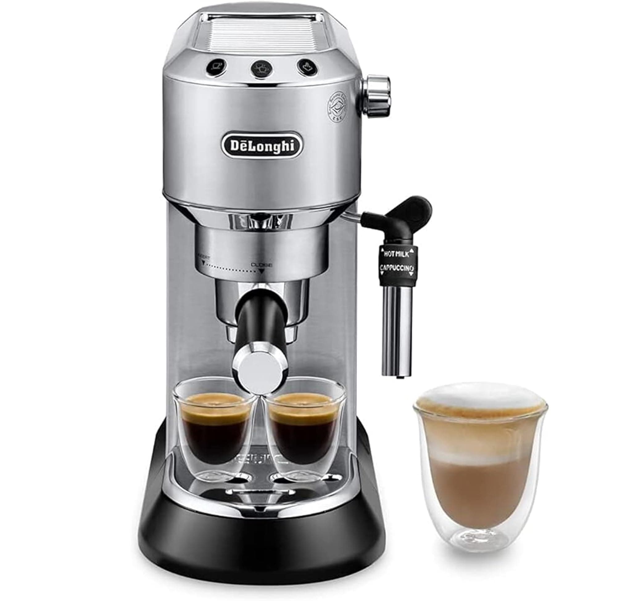 Delonghi EC685.M DEDICA 15-Bar Pump Espresso Machine Coffee Maker, Stainless Steel, 220 Volts (Not for USA - European Cord)