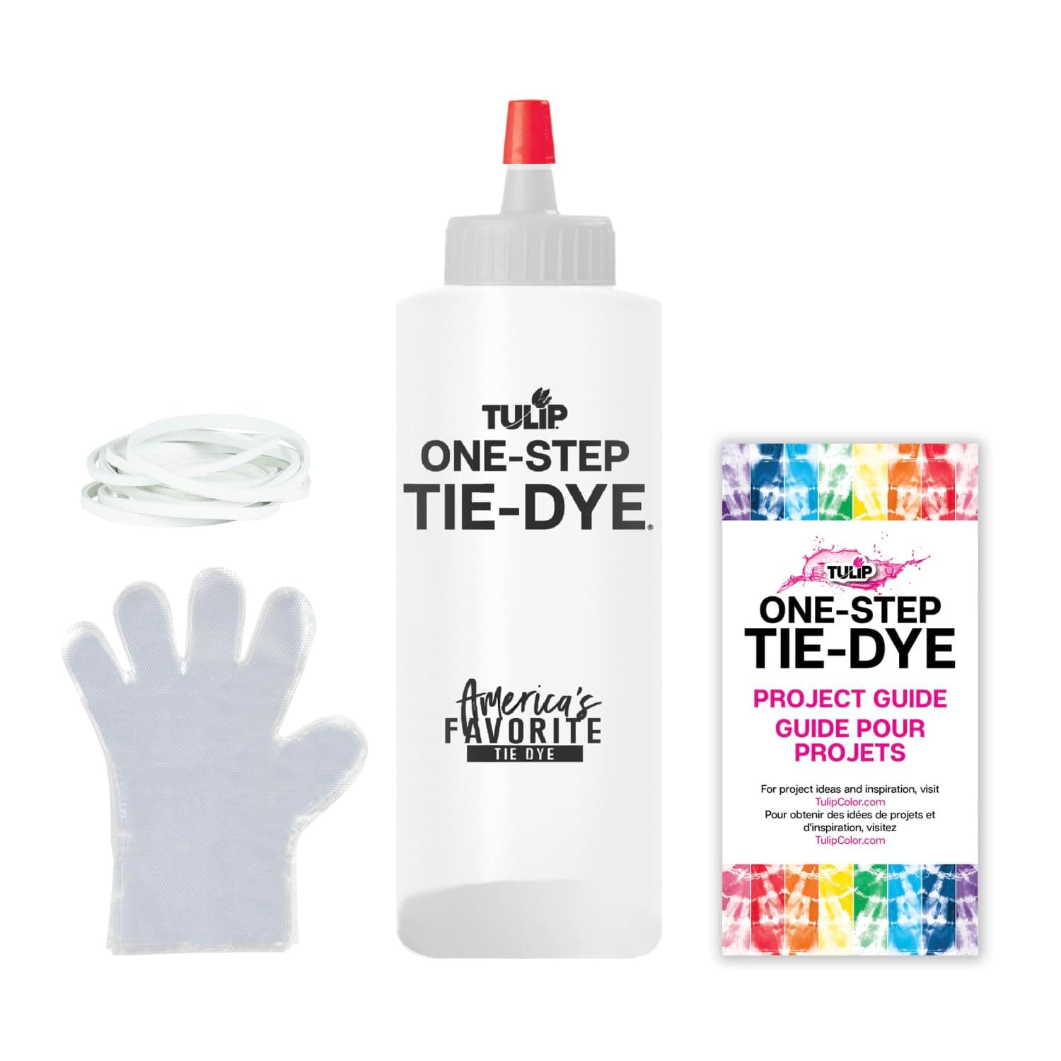 Tulip One-Step Tie-Dye Kit Tulip Fabric Dye Open Stock 21543 Fdy Opstk Red 3/36, As Detailed