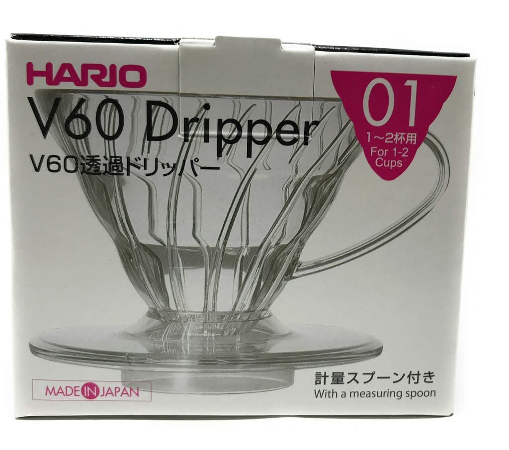 HARIO V60 Plastic Coffee Dripper, 400 mililiter, Size 1