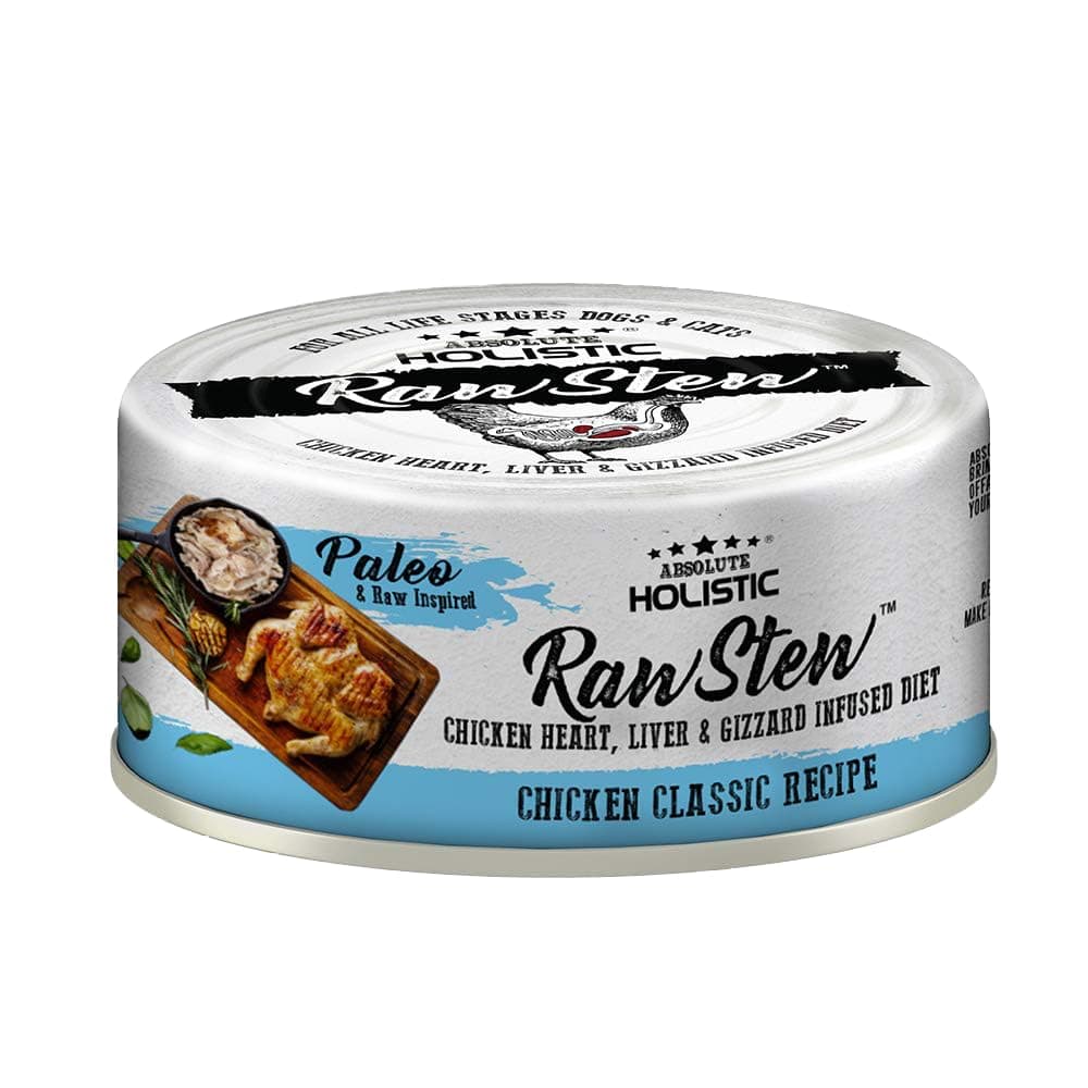 Absolute Holistic Rawstew - Chicken Classic Recipe 12 X 80G